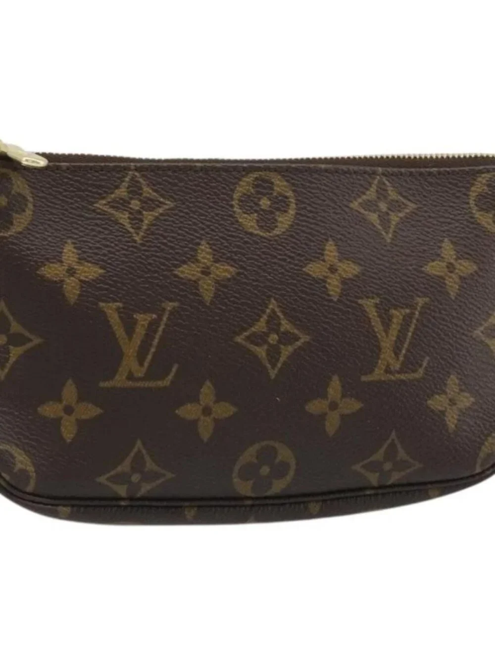 LOUIS VUITTON Monogram Mini Pochette Accessoires Pouch N41667 LV Auth mr2632